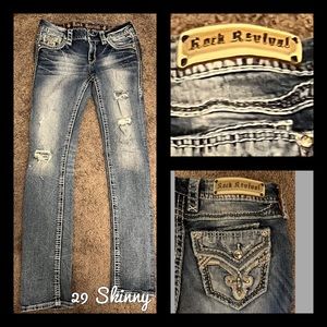 Rock Revival Distressed 29 Skinny